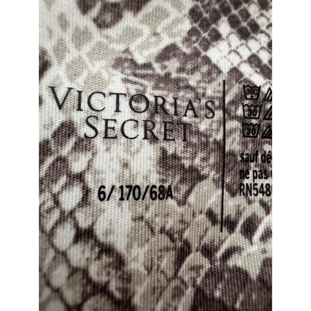 VICTORIAS SECRET Snake Print High Waist Leggings Athleisure Workout Pants Size 6 - Picture 3 of 5